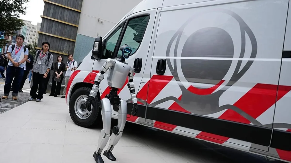 Tokyo now has a van that brings a spare humanoid when a workplace robot breaks